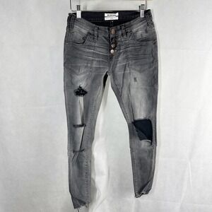 One Teaspoon Le Duke Freebirds II Destroyed Skinny Jeans Size 27